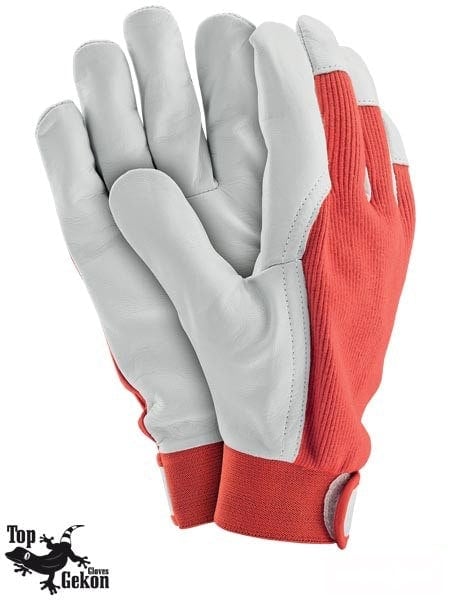 Kombinované pracovné rukavice HOBY RED