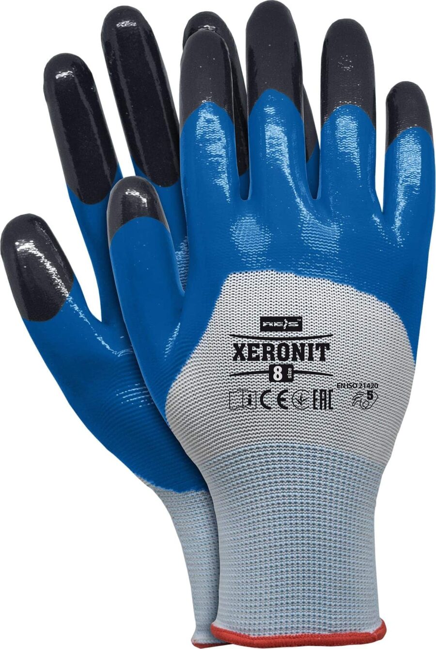 Pracovné rukavice nitrilové XERONIT BLUE