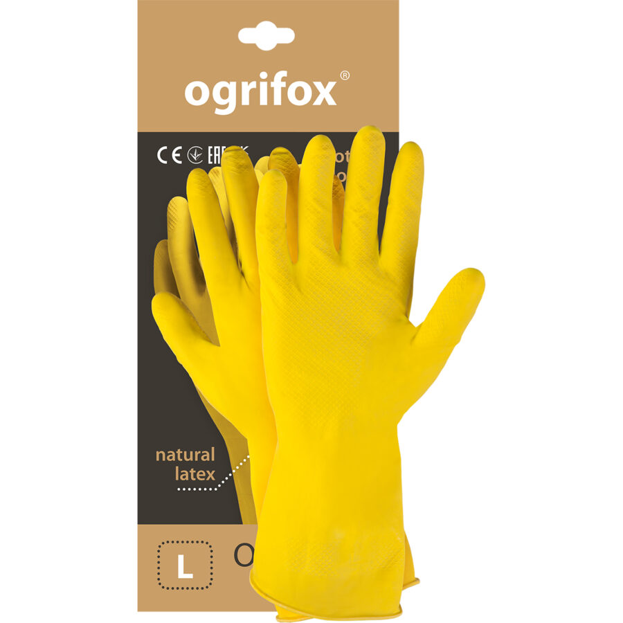 Pracovné rukavice gumené LATEX OX