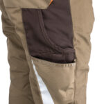 Zimné pracovné nohavice s trakmi 2v1 NEWAGE BROWN