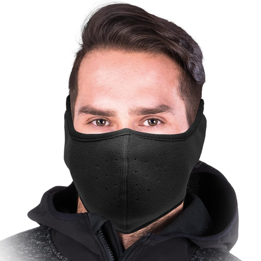 Zimná pracovná flísová maska HALF