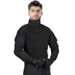 Taktický komplet nohavice s blúzou Tactical Guard PROTECT BLACK