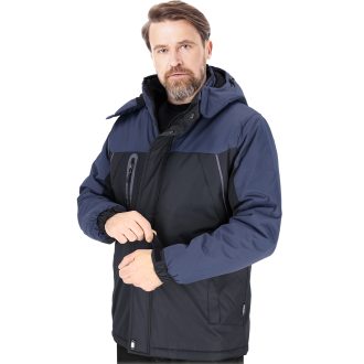 Zimná pracovná bunda s kapucňou BORG