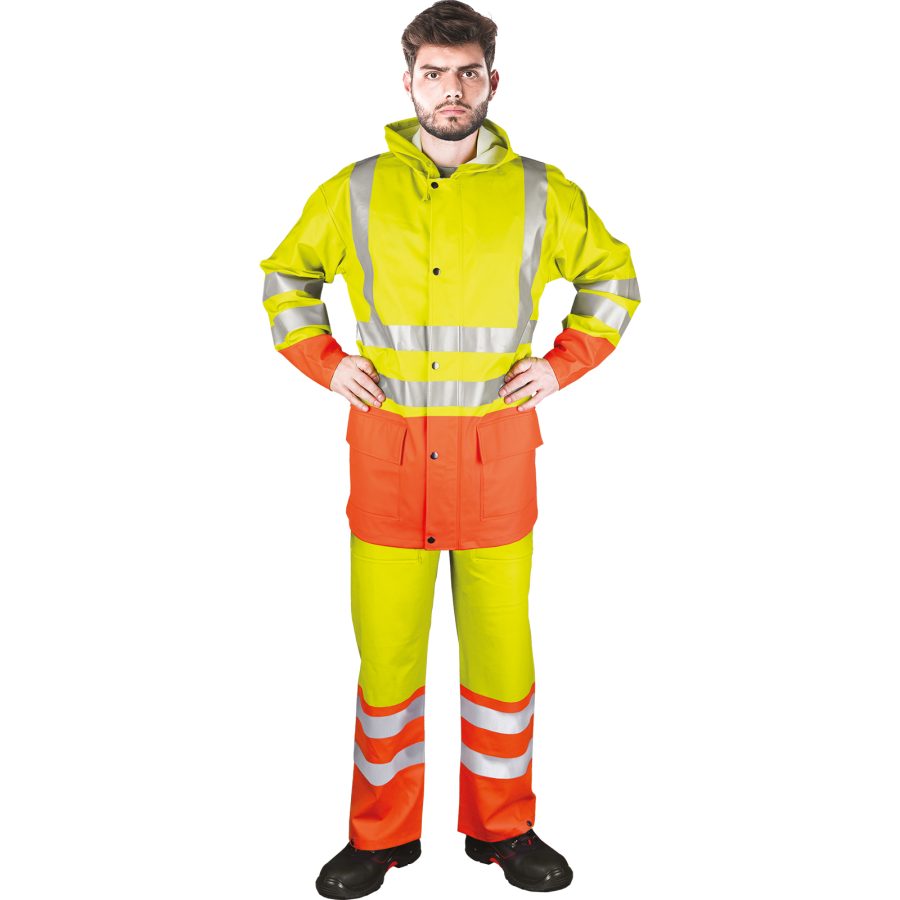 Reflexný komplet do dažďa TERO HIVIS DUO