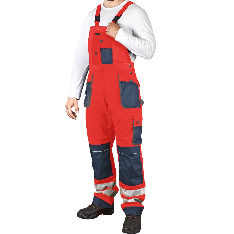 Reflexné nohavice na traky PROFI HIVIS NAVY