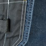 Pracovné rifľové kraťasy JEANS WORK BLUE