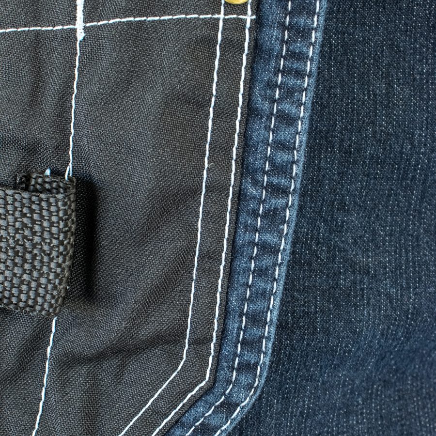 Pracovné rifľové kraťasy JEANS WORK BLUE