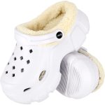 Zateplené kroksy dámske COZY WHITE
