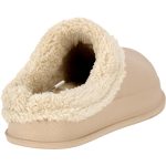 Zateplené šlapky dámske EVA FLUFF BEIGE