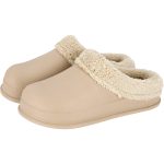 Zateplené šlapky dámske EVA FLUFF BEIGE