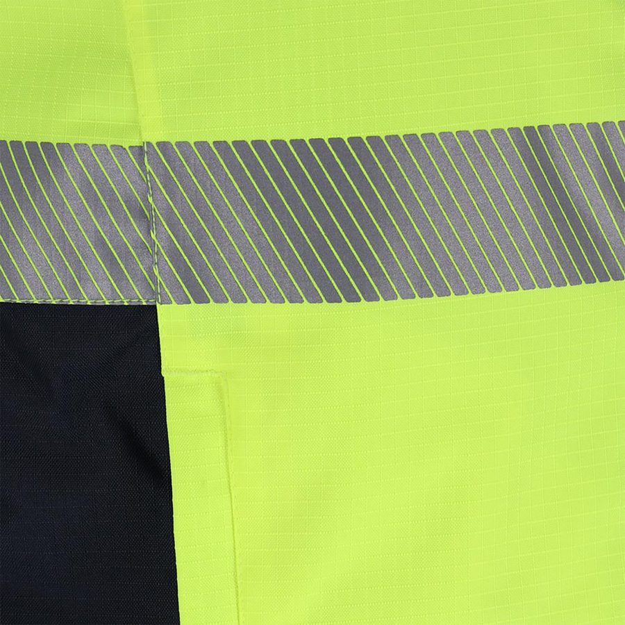 Reflexná zateplená pracovná vesta LASER YELLOW
