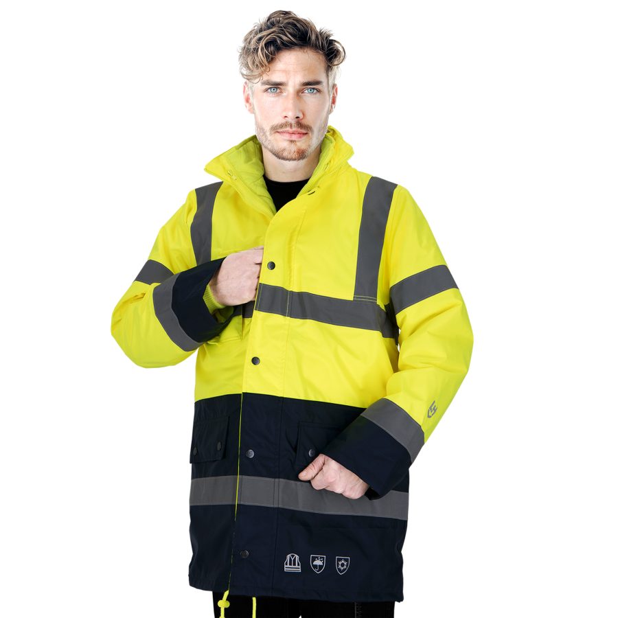 Dlhá reflexná zimná bunda 4V1 PROSPECT