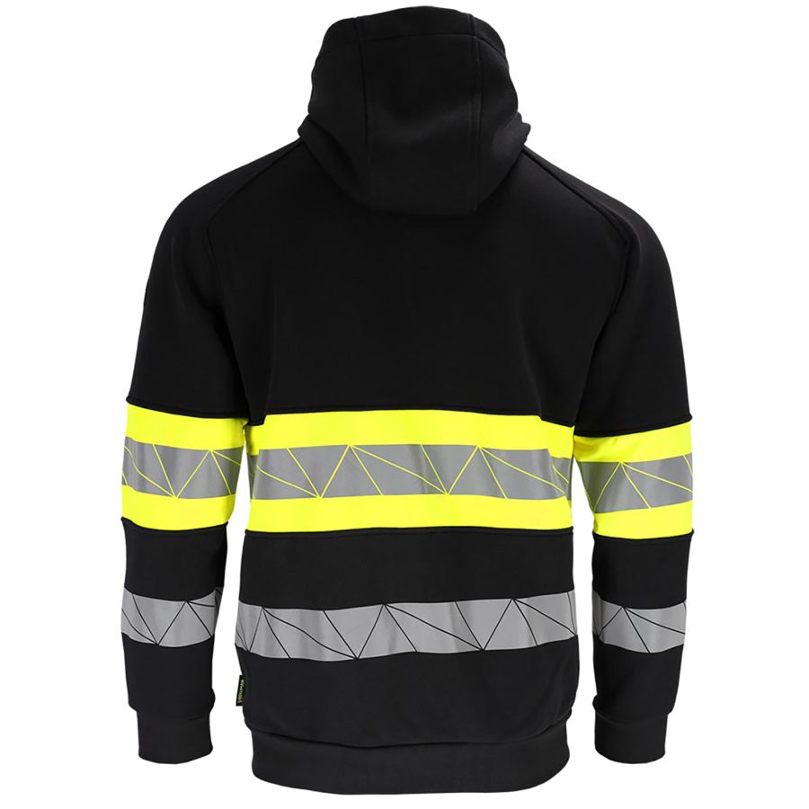Pracovná reflexná mikina s kapucňou na zips RAUTEX