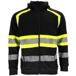 Pracovná reflexná mikina s kapucňou na zips RAUTEX
