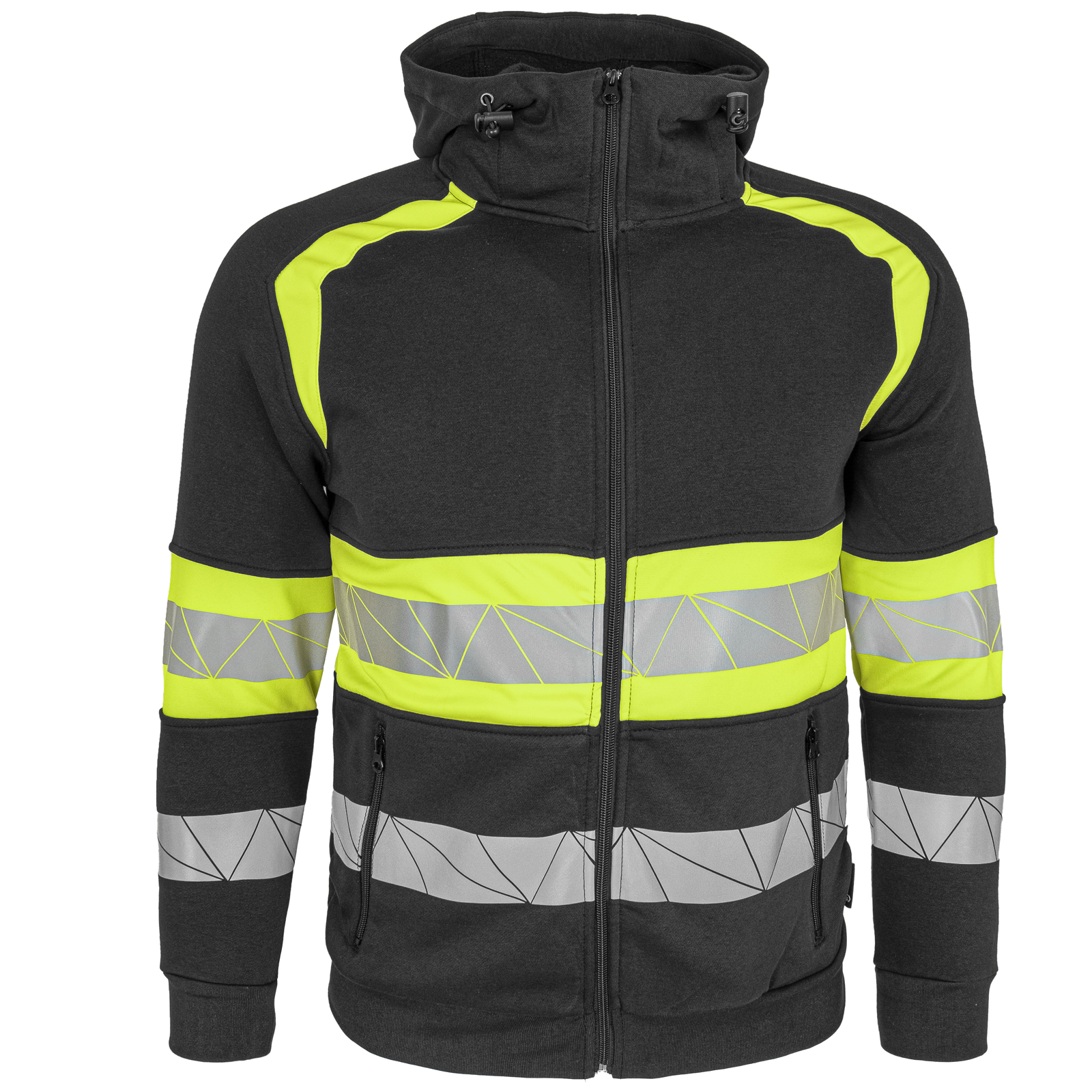 Pracovná reflexná mikina s kapucňou na zips RAUTEX Pracovná reflexná mikina s kapucňou na zips RAUTEX