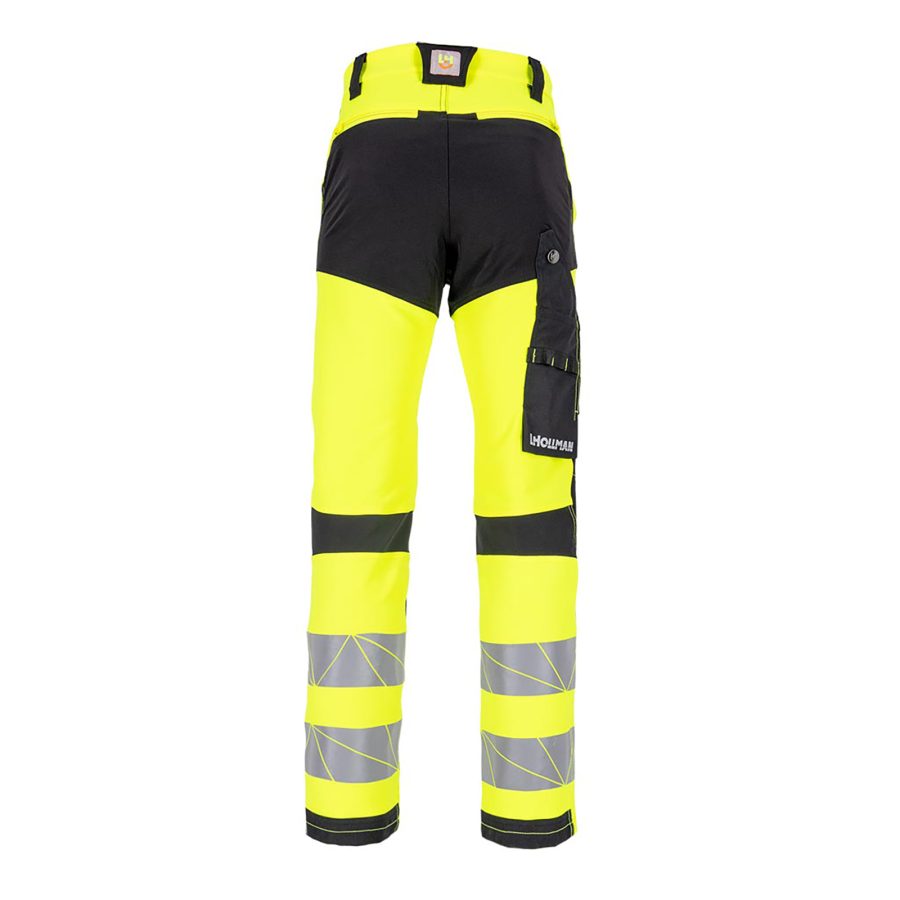 Pracovné reflexné strečové nohavice RAUT HIVIS