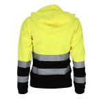 Dámska flísová reflexná mikina s kapucňou MANTIS HOOD YELLOW