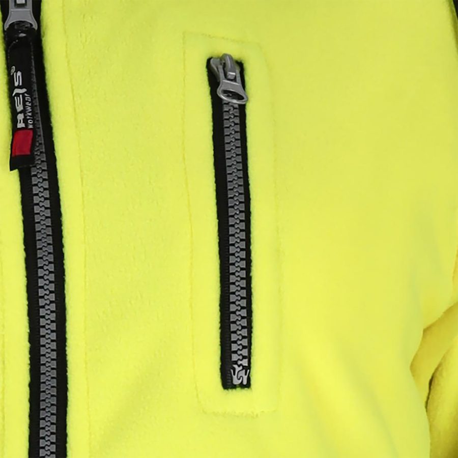 Dámska flísová reflexná mikina s kapucňou MANTIS HOOD YELLOW