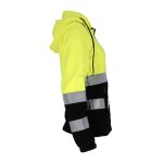 Dámska flísová reflexná mikina s kapucňou MANTIS HOOD YELLOW