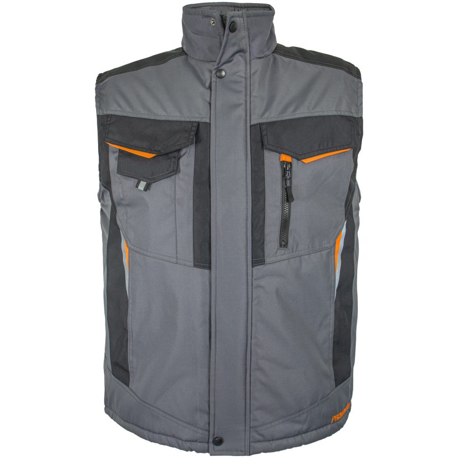 Pracovná zateplená vesta PRO GREY
