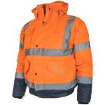 Reflexná zimná bunda BLUE BOMB ORANGE