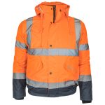 Reflexná zimná bunda BLUE BOMB ORANGE