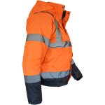 Reflexná zimná bunda BLUE BOMB ORANGE