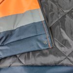 Reflexná zimná bunda BLUE BOMB ORANGE