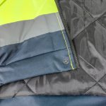 Reflexná zimná bunda BLUE BOMB YELLOW