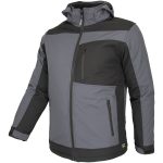 Zimná softšelová pracovná bunda FORCE GREY