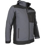 Zimná softšelová pracovná bunda FORCE GREY