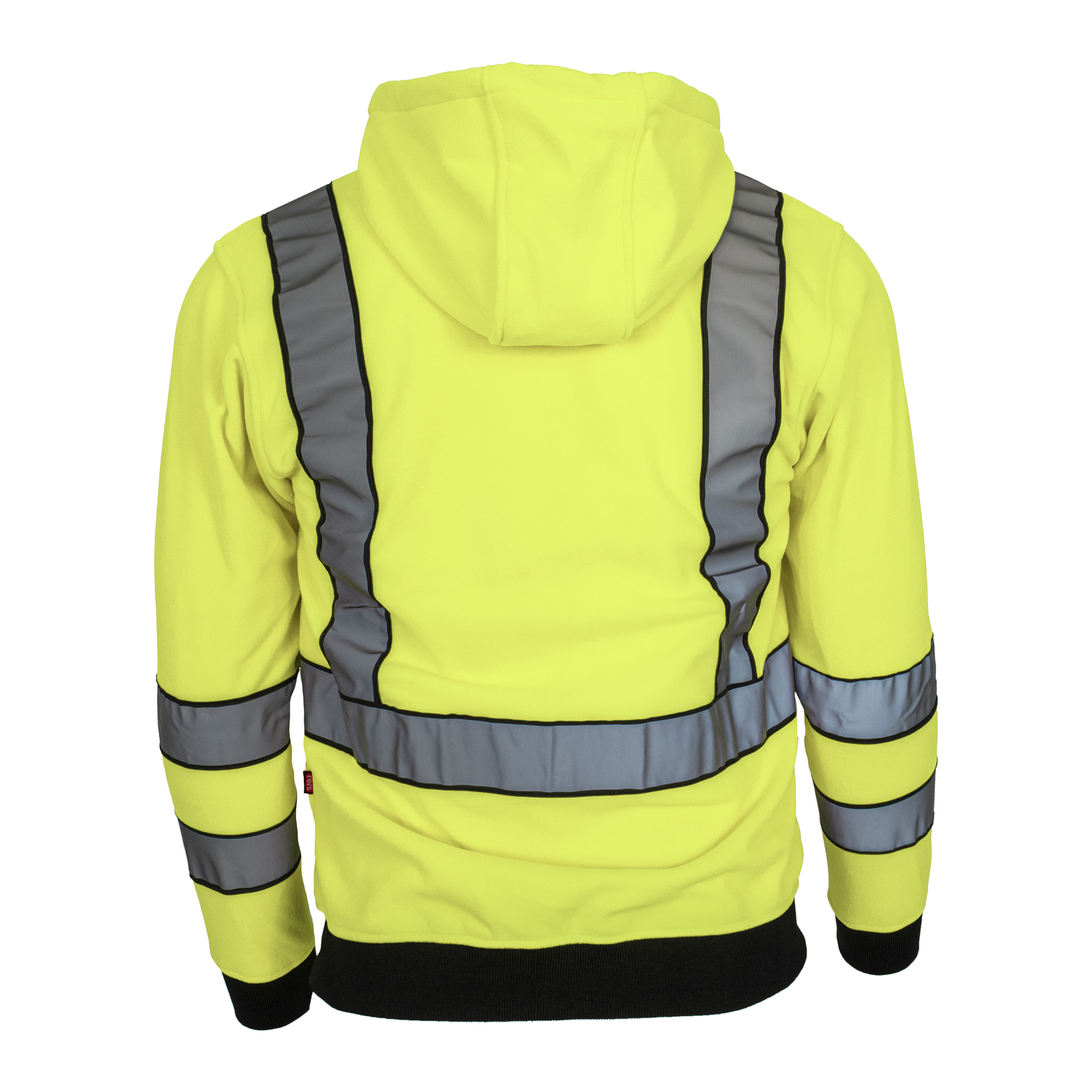 Flísová reflexná mikina s kapucňou na zips LUMINO YELLOW Flísová reflexná mikina s kapucňou na zips LUMINO YELLOW