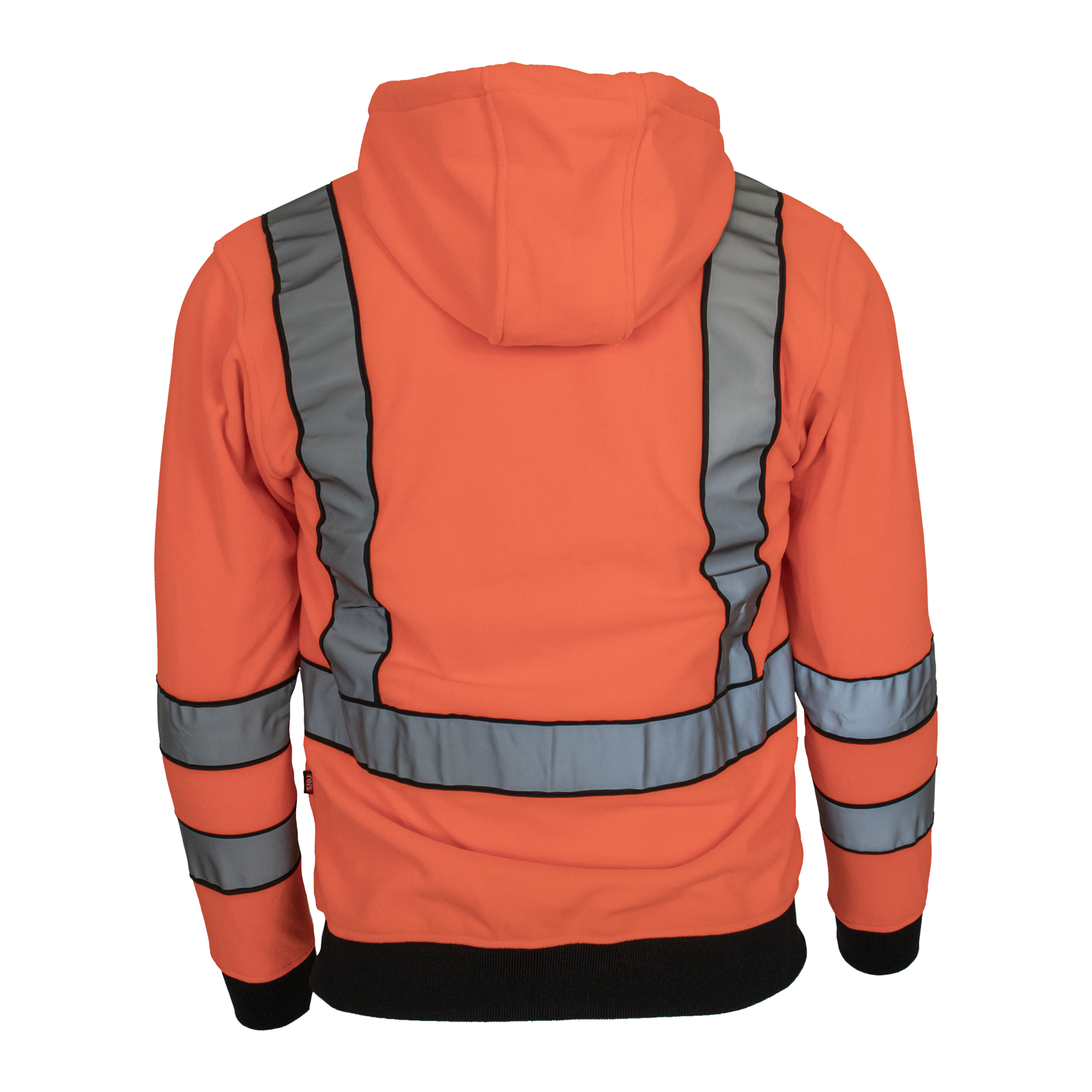 Flísová reflexná mikina s kapucňou na zips LUMINO ORANGE Flísová reflexná mikina s kapucňou na zips LUMINO ORANGE