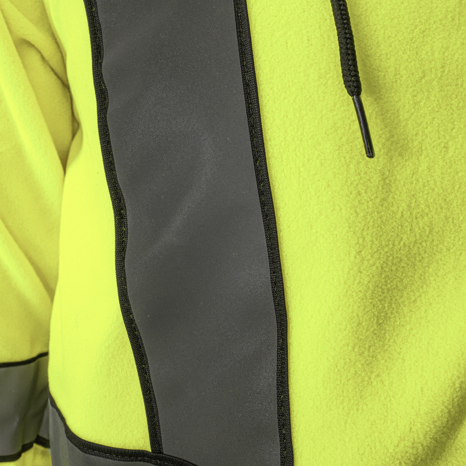 Flísová reflexná mikina s kapucňou na zips LUMINO YELLOW Flísová reflexná mikina s kapucňou na zips LUMINO YELLOW