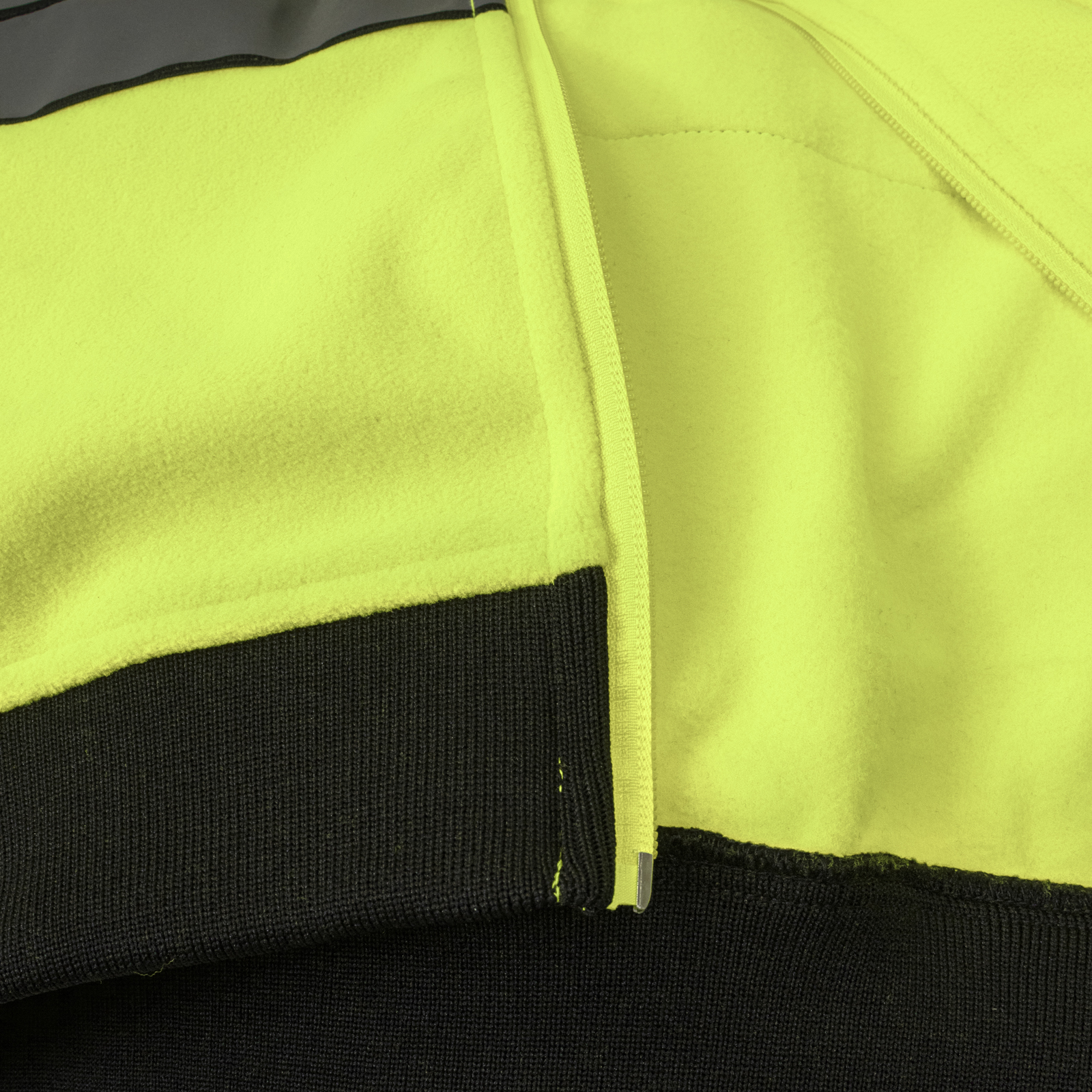Flísová reflexná mikina s kapucňou na zips LUMINO YELLOW Flísová reflexná mikina s kapucňou na zips LUMINO YELLOW