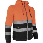 Dámska flísová reflexná mikina s kapucňou MANTIS HOOD ORANGE