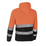 Dámska flísová reflexná mikina s kapucňou MANTIS HOOD ORANGE