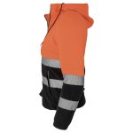 Dámska flísová reflexná mikina s kapucňou MANTIS HOOD ORANGE