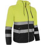 Dámska flísová reflexná mikina s kapucňou MANTIS HOOD YELLOW