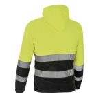 Dámska flísová reflexná mikina s kapucňou MANTIS HOOD YELLOW