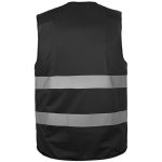 Čierna reflexná vesta ALEXIS BLACK
