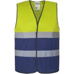 Dvojfarebná reflexná vesta ALEXIS DUAL NAVY