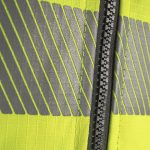 Reflexná zateplená pracovná vesta LASER YELLOW