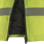 Reflexná zateplená pracovná vesta LASER YELLOW