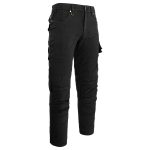 Pracovné rifľové nohavice strečové JEANS STRETCH BLACK