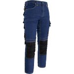 Pracovné rifľové nohavice strečové JEANS STRETCH BLUE