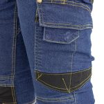 Pracovné rifľové nohavice strečové JEANS STRETCH BLUE