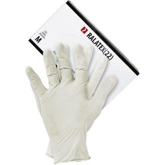 Jednorázové chirurgické pracovné rukavice 100ks LATEX 22