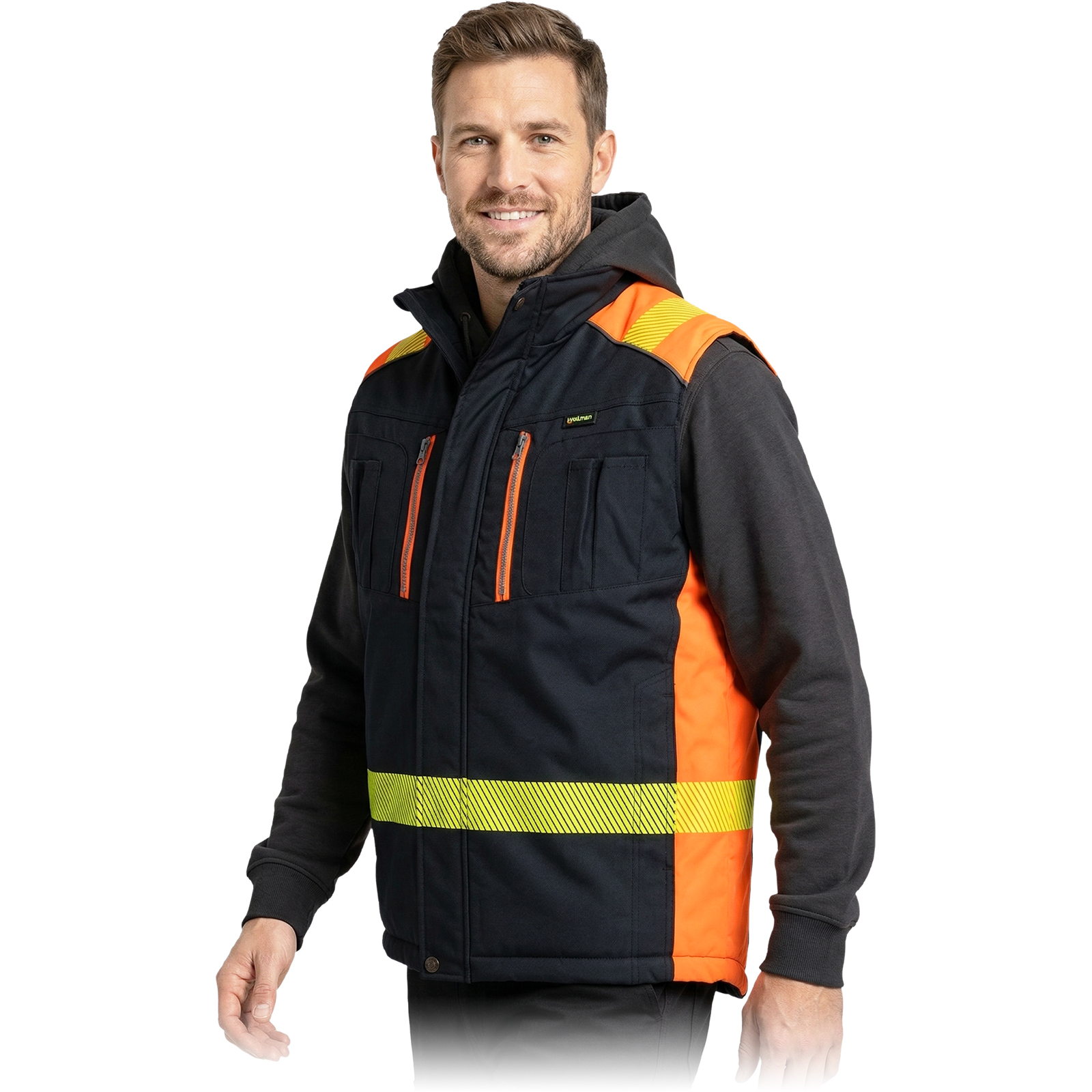 Reflexná zateplená pracovná vesta ASKERO Reflexná zateplená pracovná vesta ASKERO