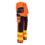 Reflexné montérkové nohavice GONNER ORANGE